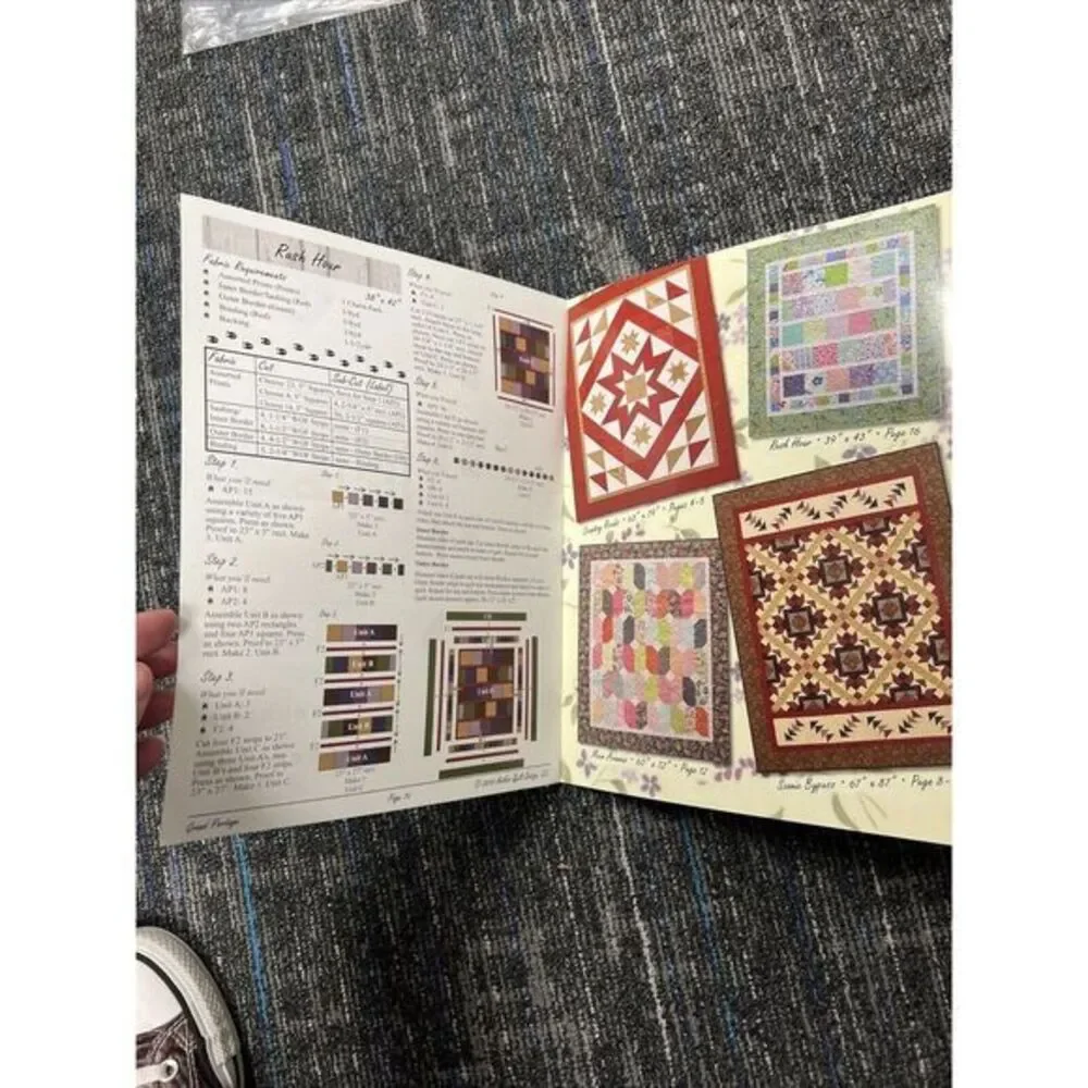 GRAND PORTAGE By‎ Doug Leko ANTLER QUILT DESIGN 2015 New Quilting Pattern Book